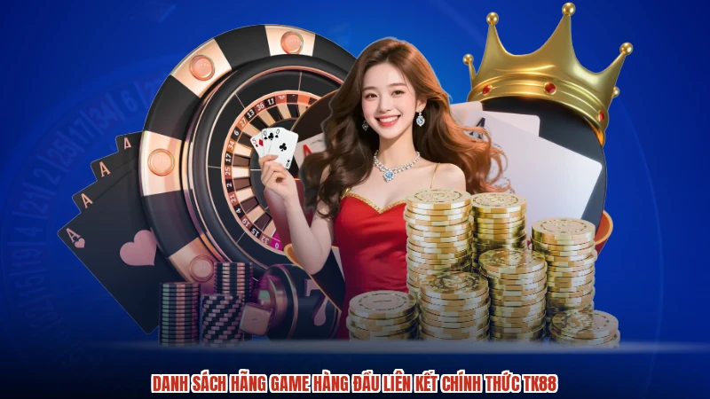 Danh sách hãng game hàng đầu liên kết chính thức TK88