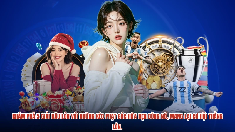 Khám phá 5 giải đấu lớn với những kèo phạt góc hứa hẹn bùng nổ, mang lại cơ hội thắng lớn.