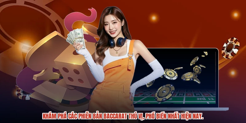 Khám phá các phiên bản baccarat thú vị, phổ biến nhất hiện nay.